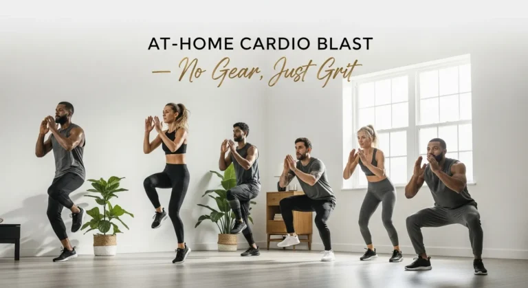 At-Home Cardio Blast — No Gear, Just Grit