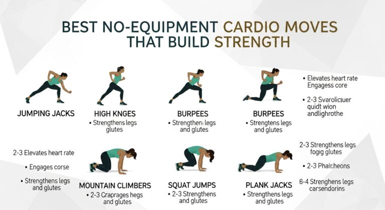 Best No-Equipment Cardio Moves That Build Strength