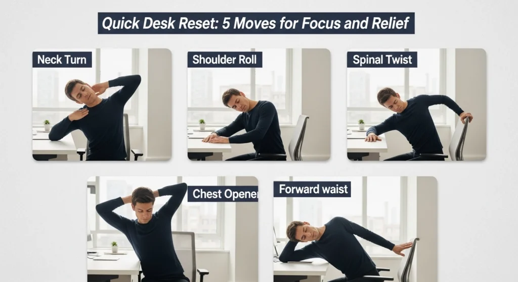 Desk Break 5 Moves in 5 Minutes