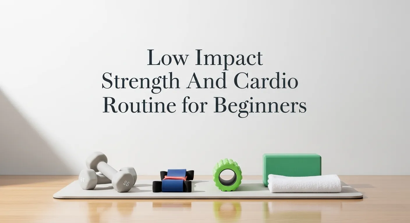 Low Impact Strength And Cardio Routine for Beginners