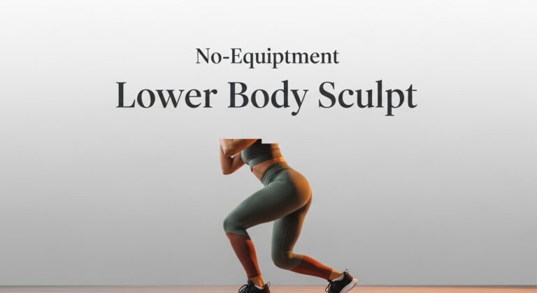 No-Equipment Lower Body Sculpt
