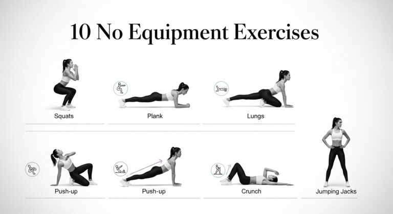 10 No Equipment Exercises