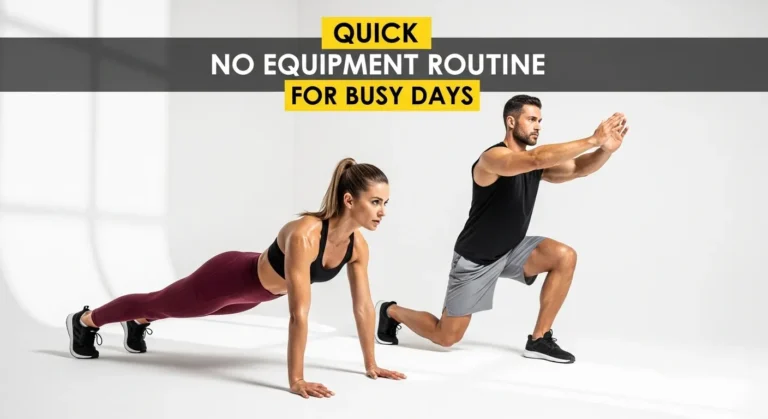 Quick No Equipment Routine for Busy Days